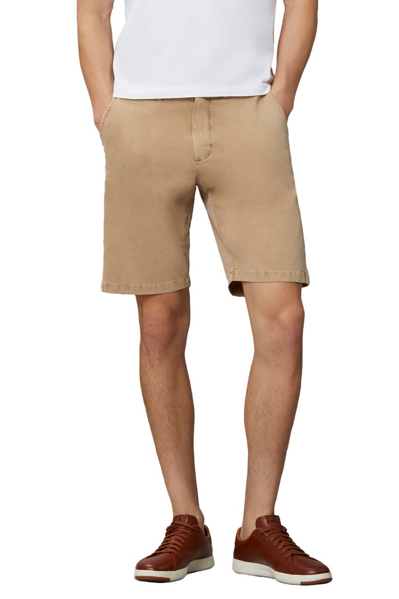 Jake Flat Front Chino Shorts, Main, color, KHAKI