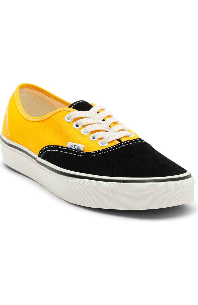 Vans Authentic Sneaker, Main, color, Yellow/ Black