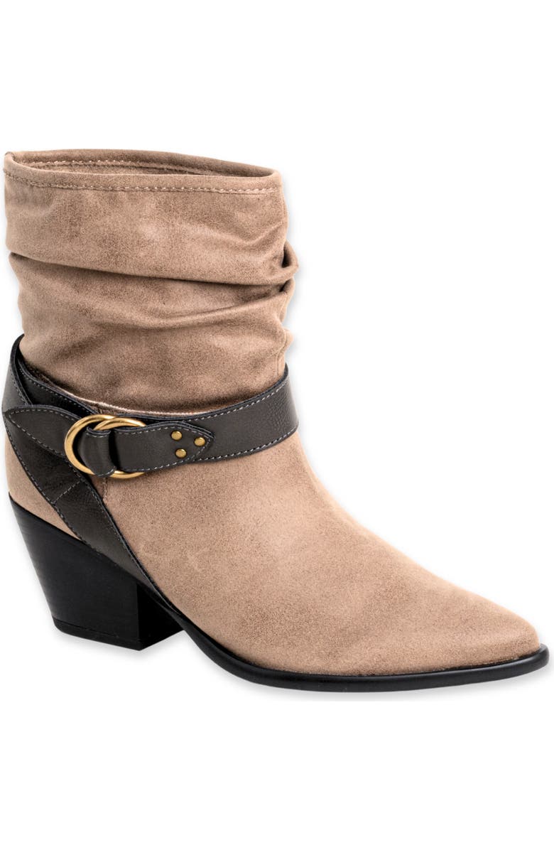 SHUSHOP Whitney Bootie, Main, color, Taupe Suede