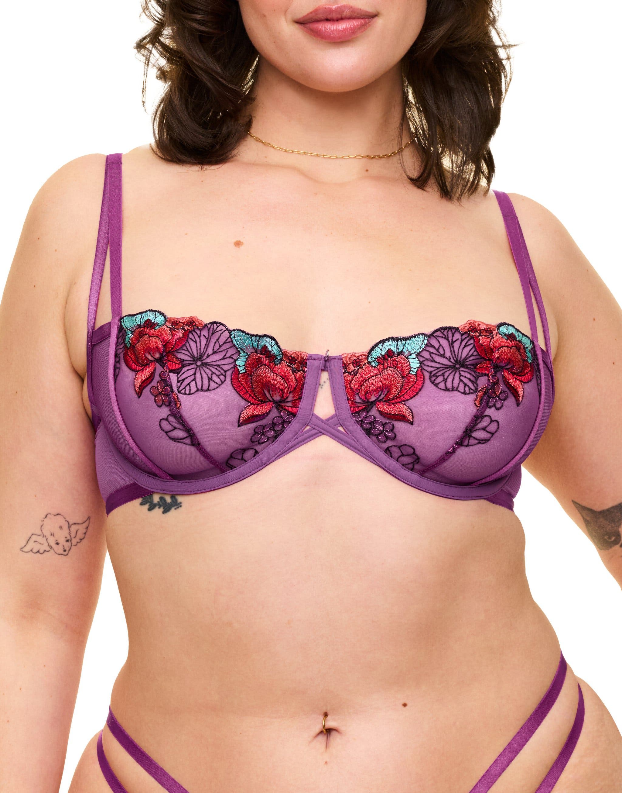 selected Floral purple