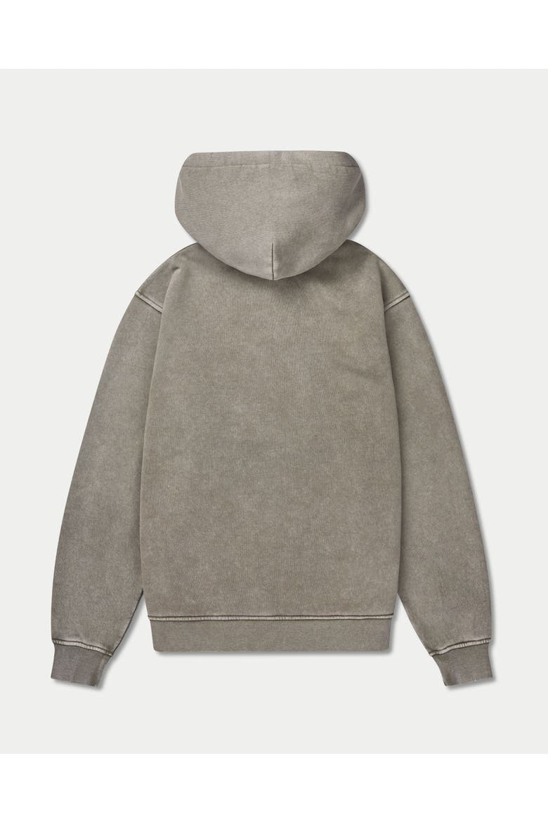 Faded Long Sleeve Oversized Hoodie, Alternate, color, Washed Marsh Grey