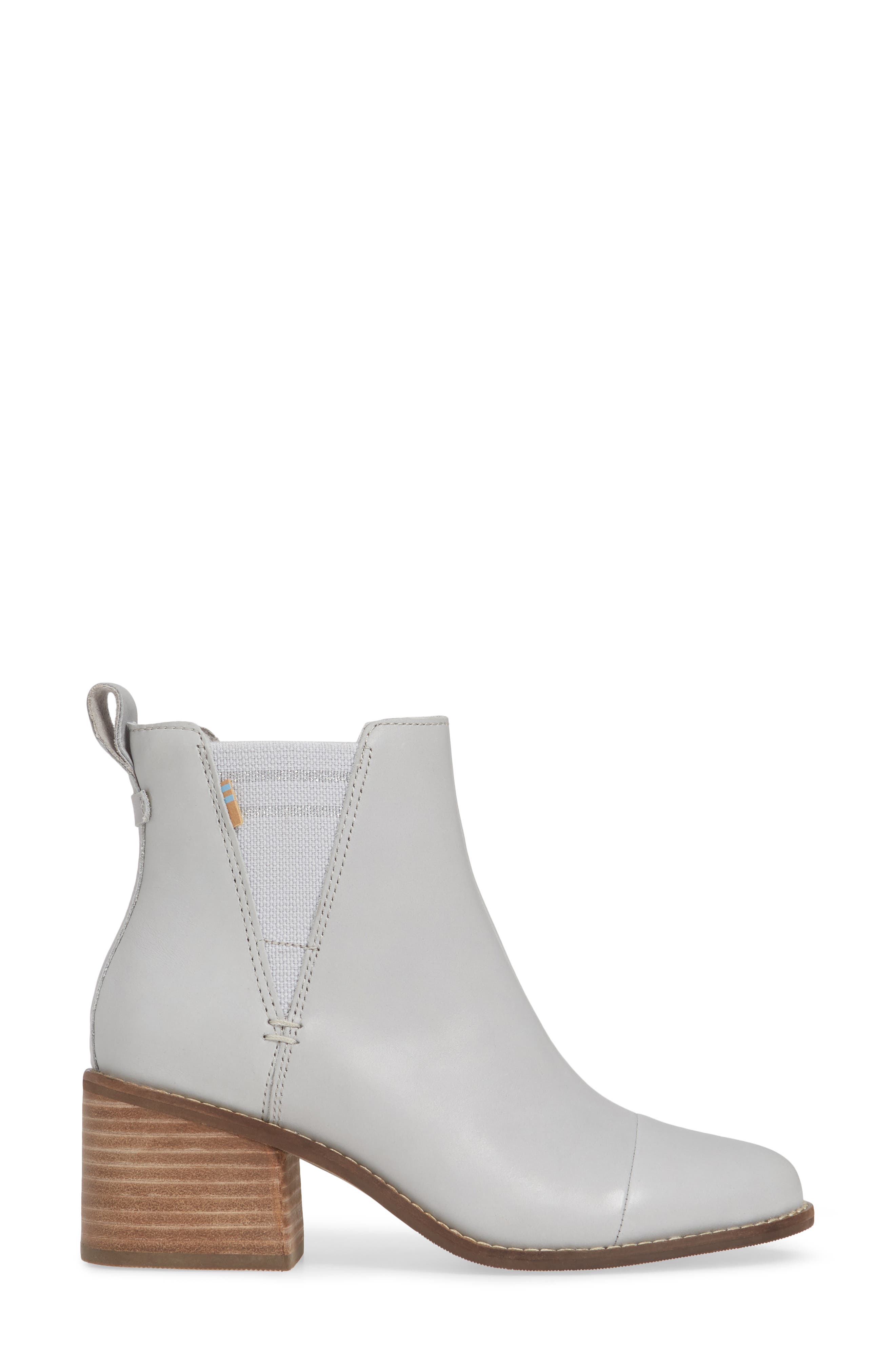 Esme Bootie, Alternate, color, GLACIER GREY LEATHER
