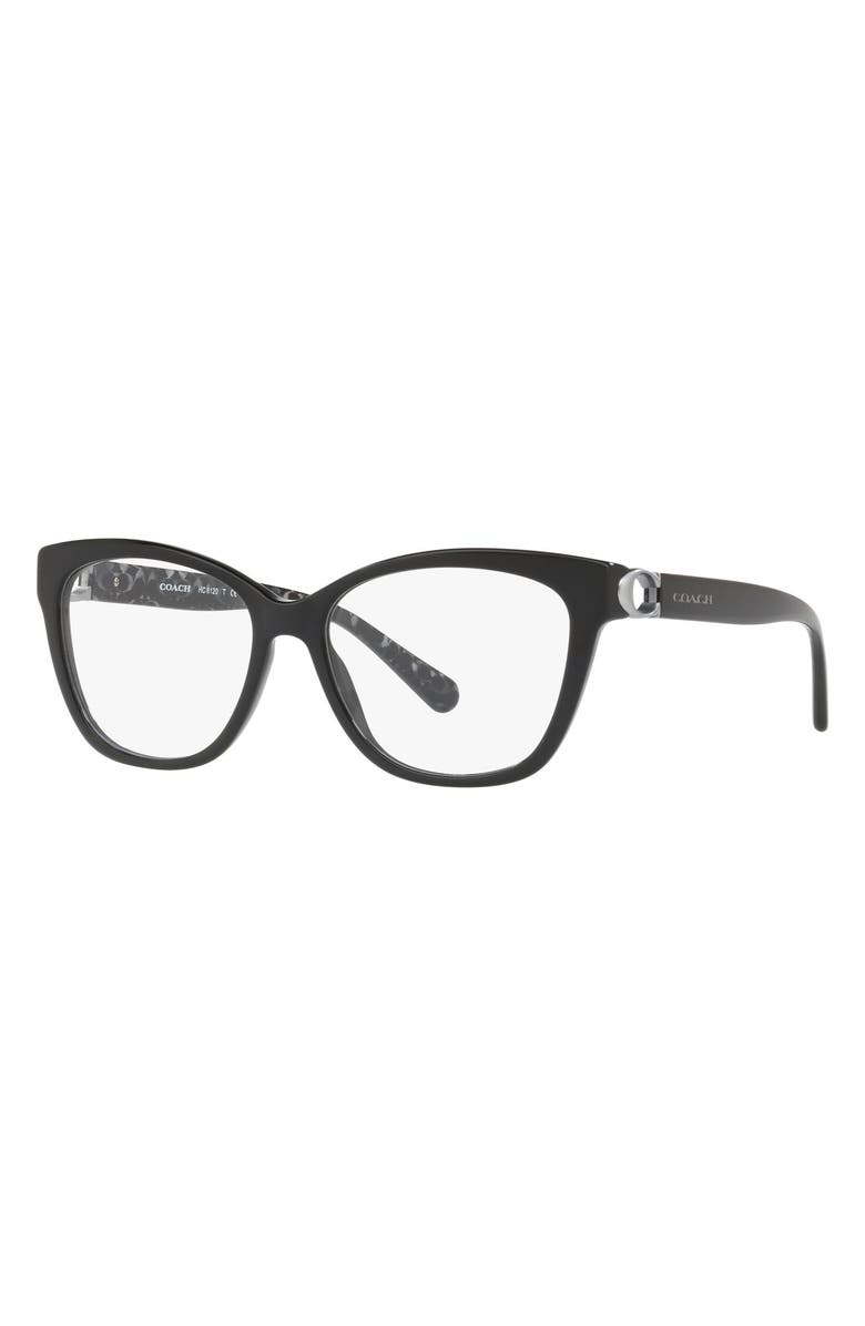 COACH 54mm Optical Glasses, Alternate, color,