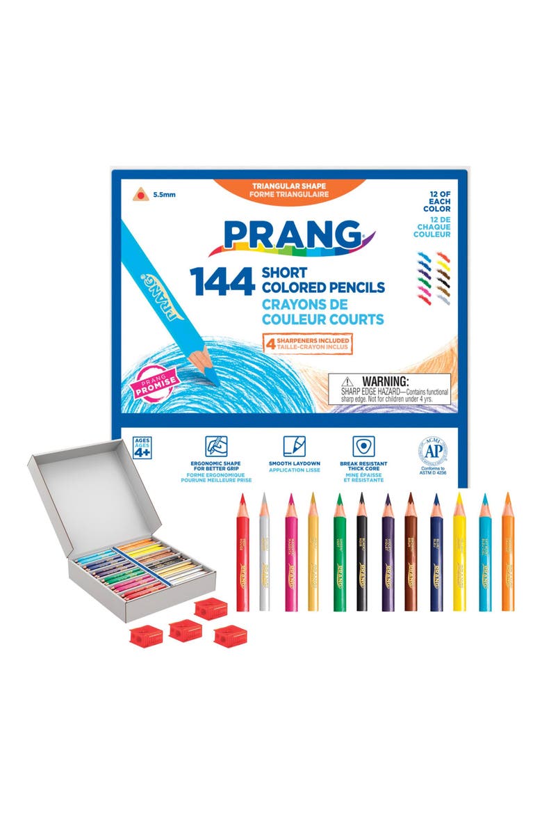 Prang® Short Colored Pencils - 144 Count, Alternate, color, Multicolored