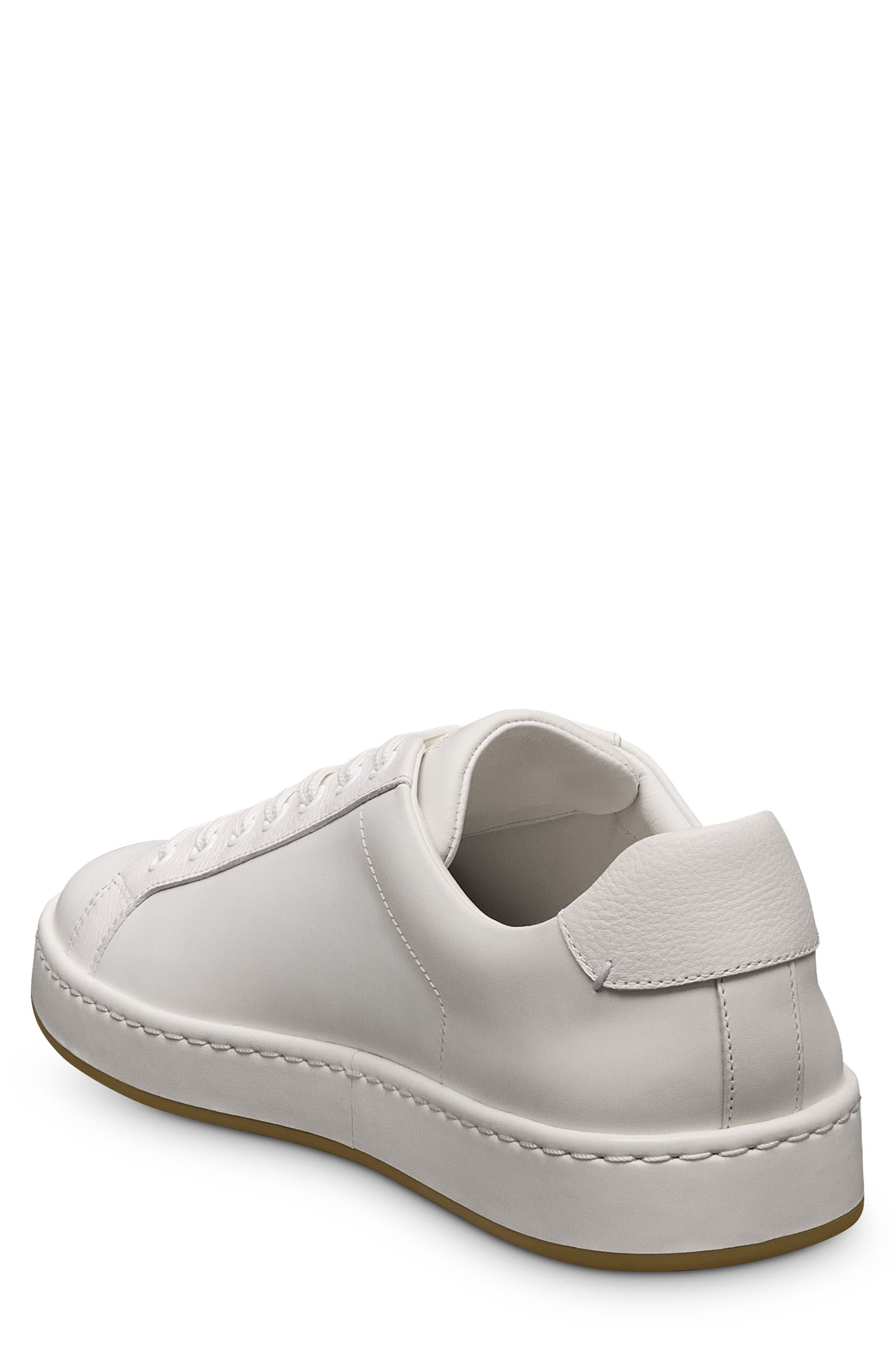 Barnes Low Top Sneaker, Alternate, color, WHITE