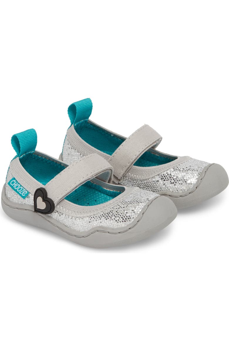 CHOOZE Steady Shimmer Mary Jane Sneaker, Alternate, color,
