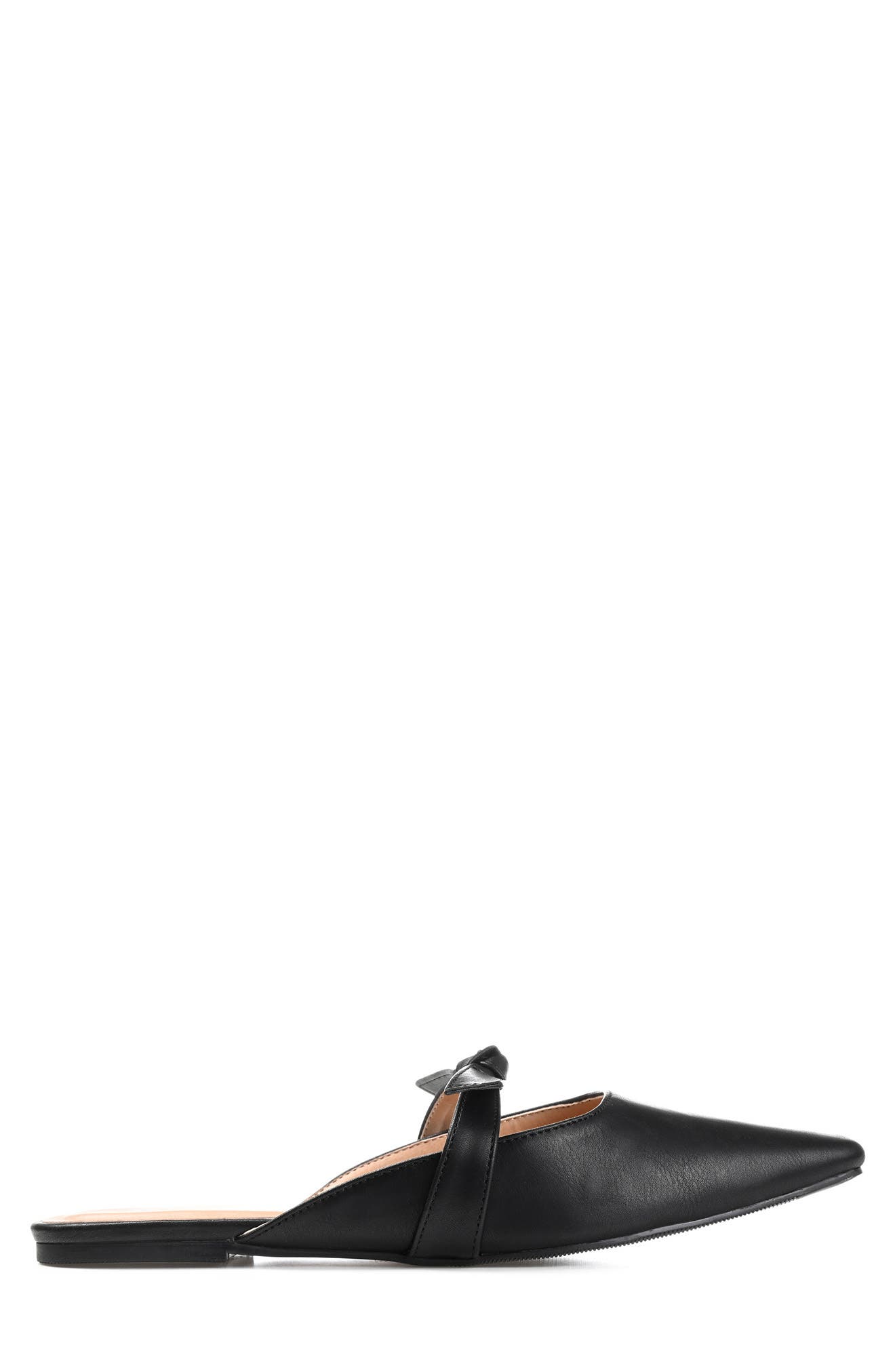 Journee Collection Missie Bow Mule, Alternate, color, Black