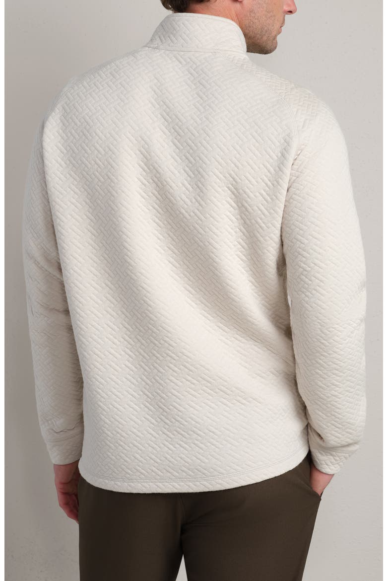 Weekend Quilted Pullover, Alternate, color, BONE