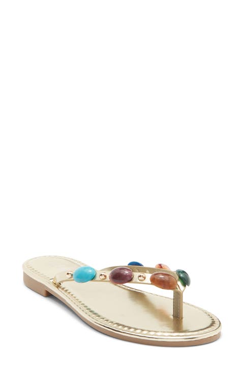 Aria Studded Flip Flop (Women)