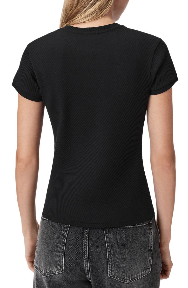 AllSaints Gia Rib T-Shirt, Alternate, color,