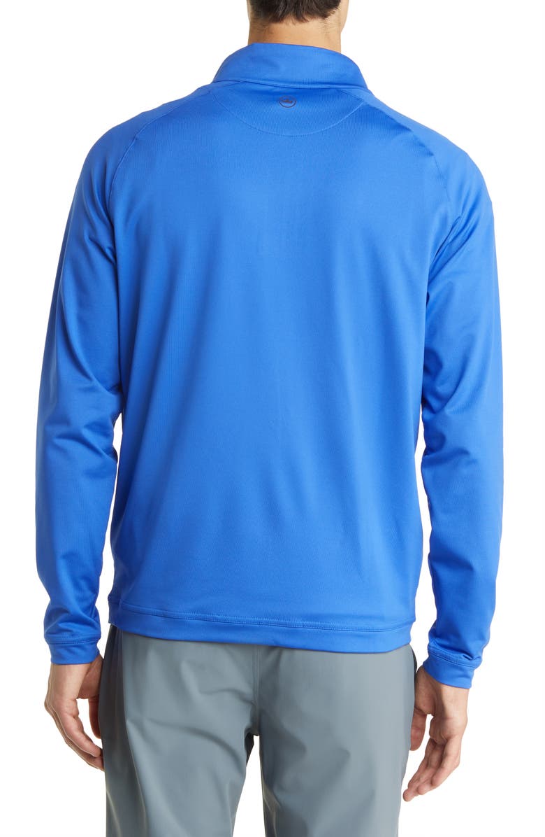 Peter Millar Forge Performance Quarter Zip Pullover, Alternate, color, Sapphire