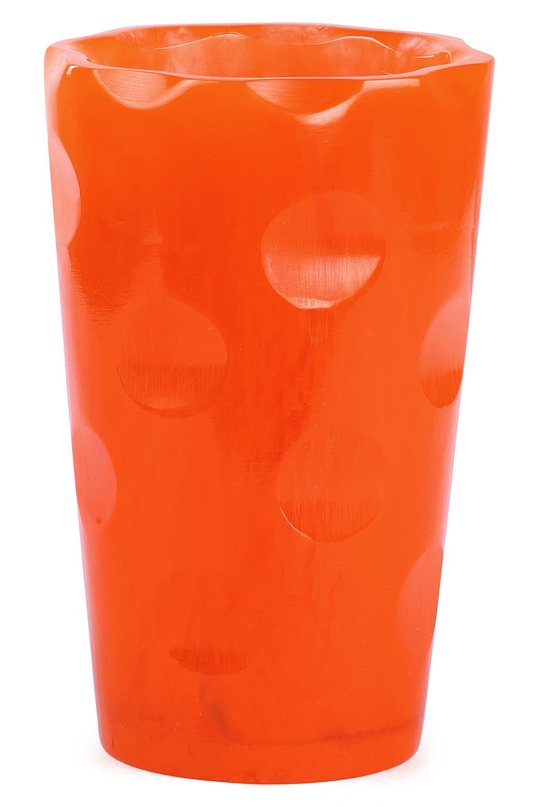 Outdoor Resin Tumbler, Main, color, DARK ORANGE