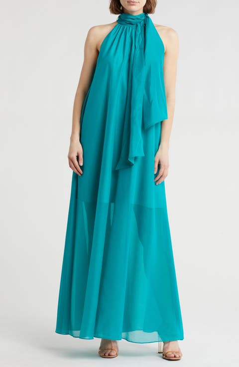 Arikka Sleeveless Organza Maxi Dress