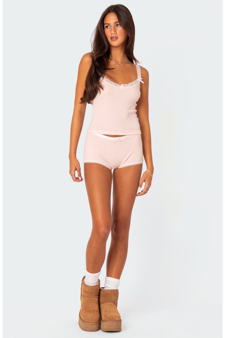 Mariana Pointelle Lace Tank, Alternate, color, LIGHT-PINK
