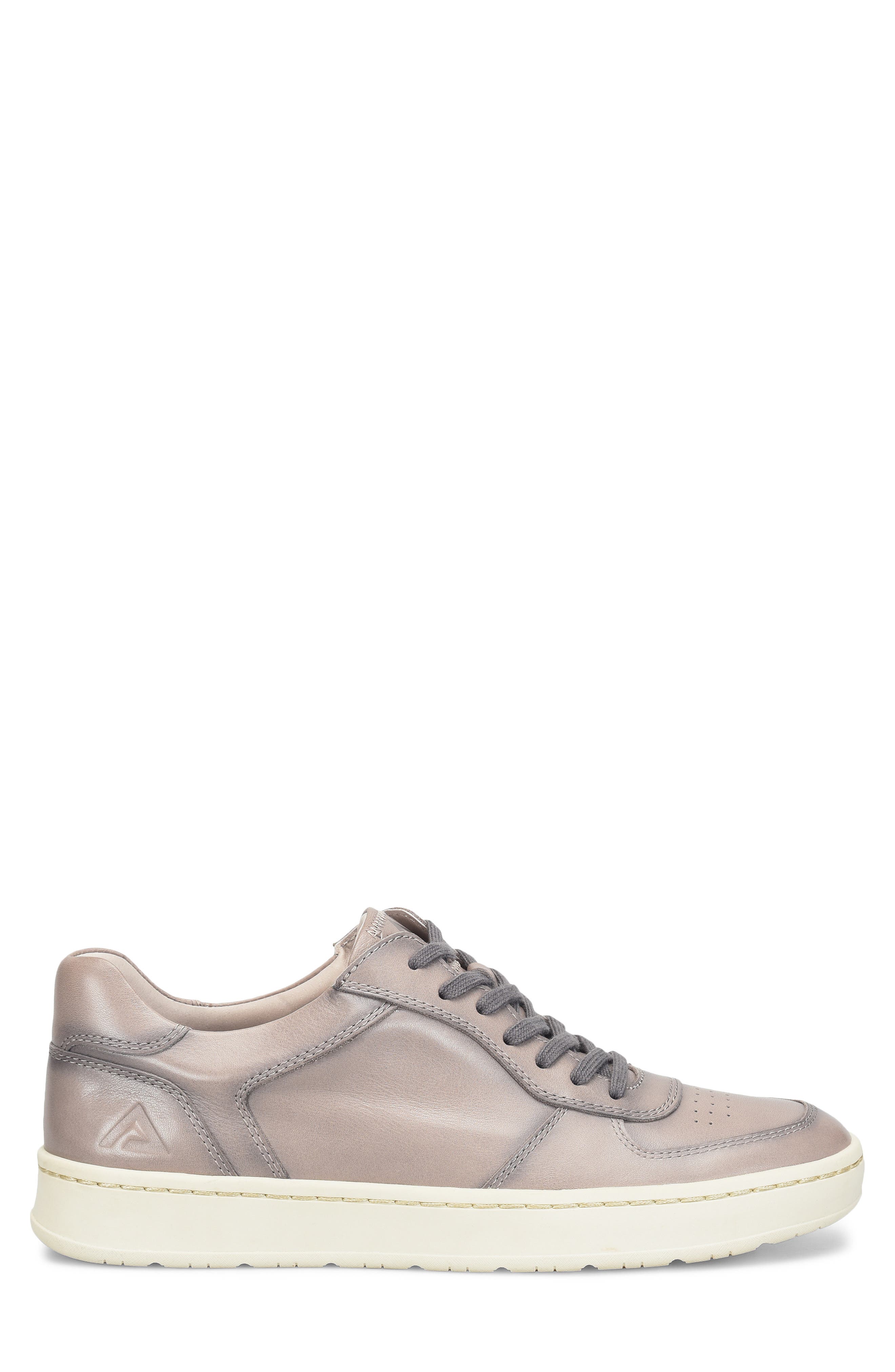 Venton Leather Sneaker, Alternate, color, ZINCO GREY
