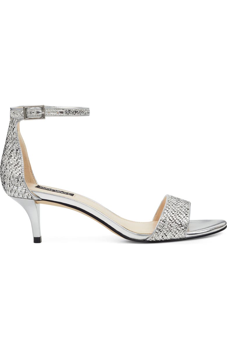 Nine West 'Leisa' Ankle Strap Sandal, Alternate, color,