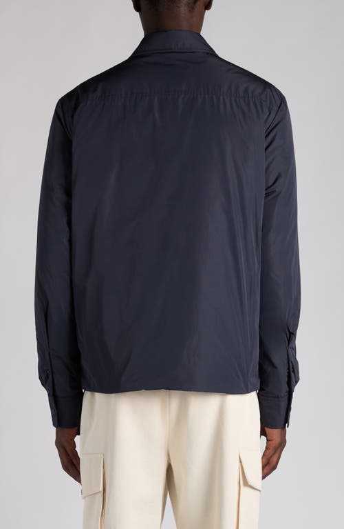 Moncler Long Sleeve Down Shirt Jacket