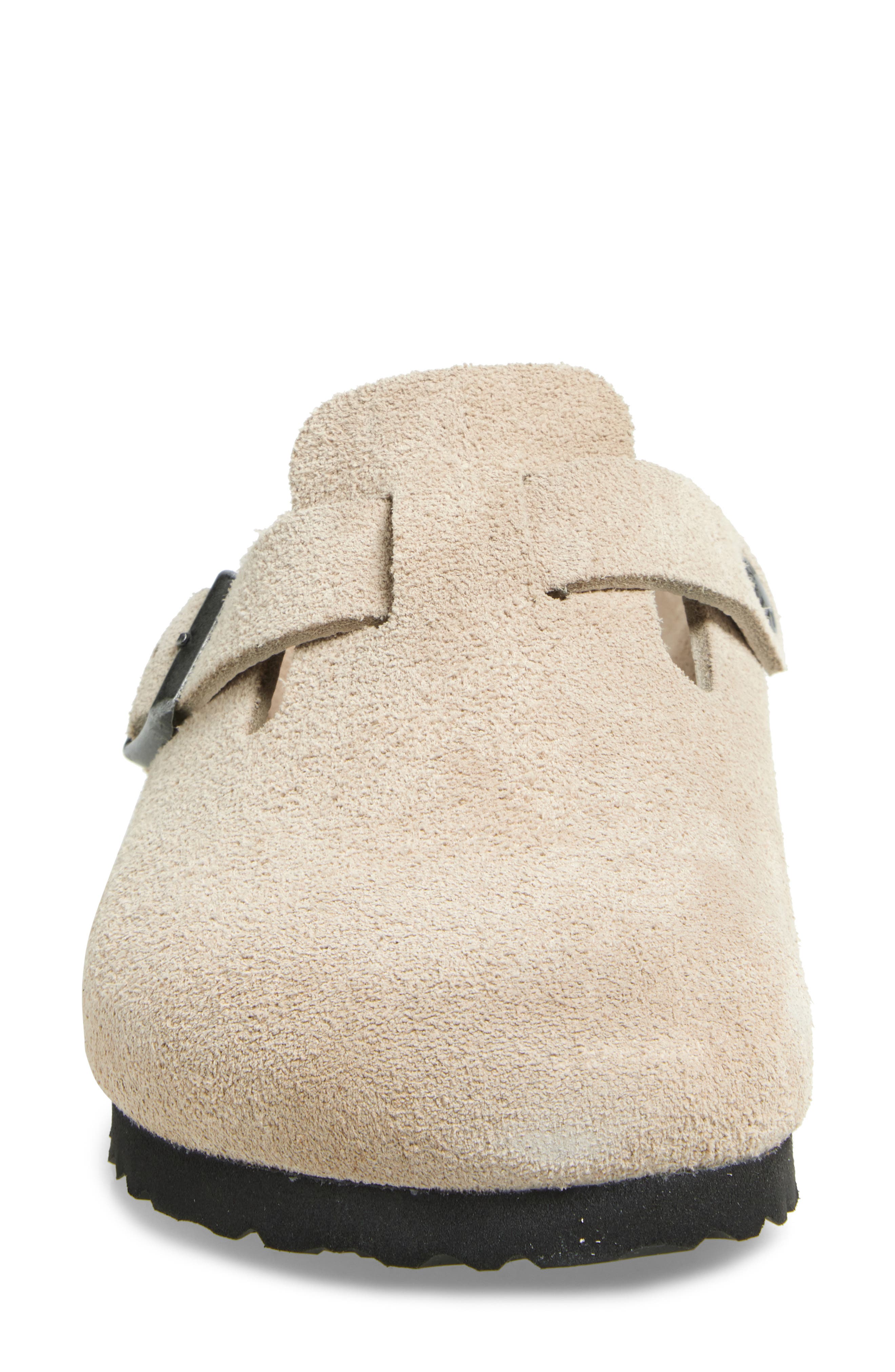 Birkenstock Boston Soft Footbed Clog, Alternate, color, Beige