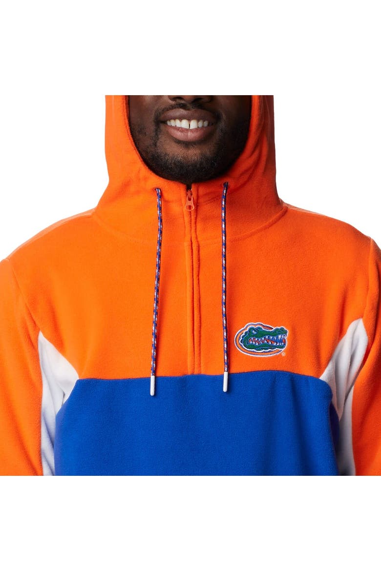 Men's Columbia Royal Florida Gators Lodge Quarter-Zip Hoodie, Alternate, color, Royal