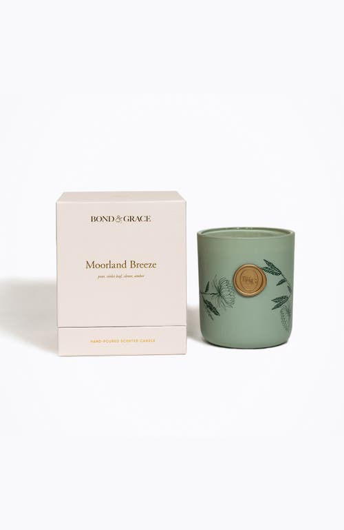 Bond & Grace Moorland Breeze Candle In Green