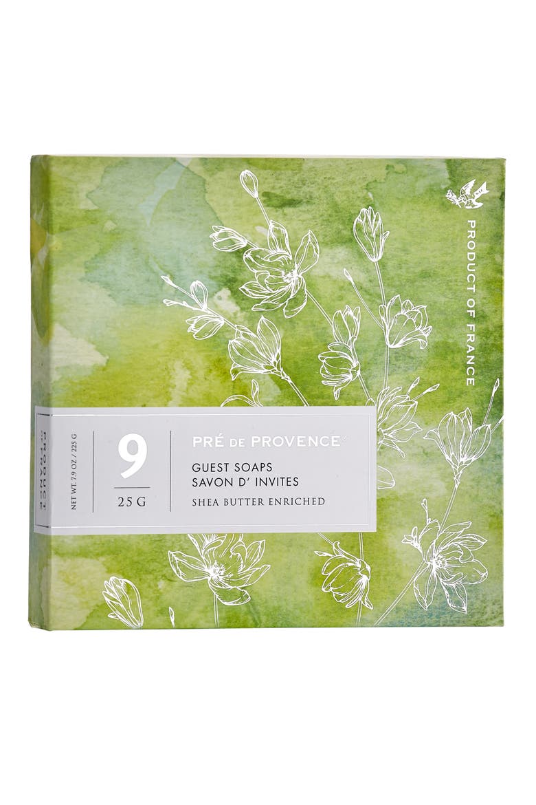 Pré de Provence® Heritage Gift Box 9-Piece Soap Set, Main, color, GREEN