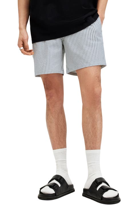 Warden Stripe Swim Trunks