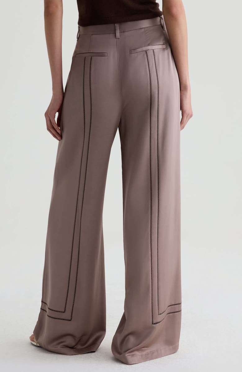 AG Sarah High Waist Wide Leg Satin Pants, Alternate, color,