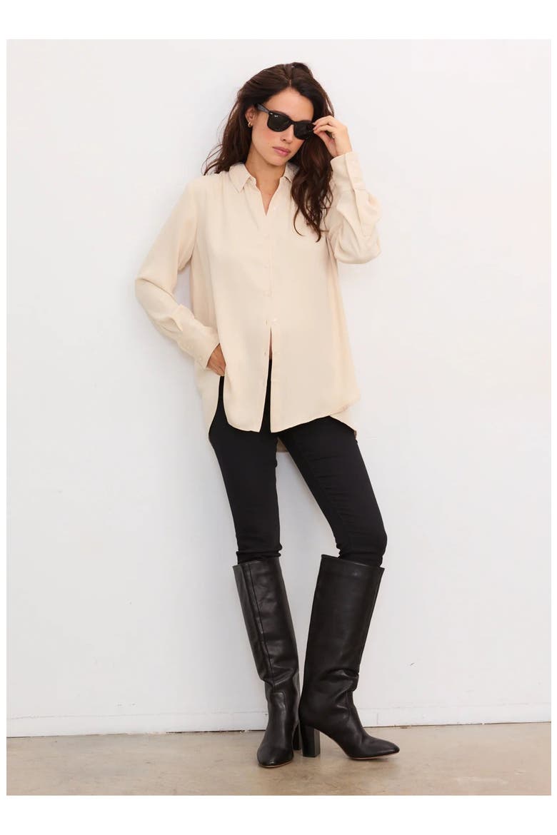 The Slim Maternity Jean, Main, color, Jet Black