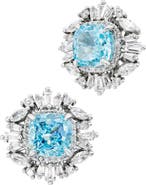 SAVVY CIE JEWELS Cubic Zirconia Stud Earrings