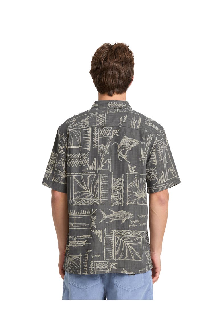 Paradise Bay Short Sleeve Shirt, Alternate, color, PHANTOM