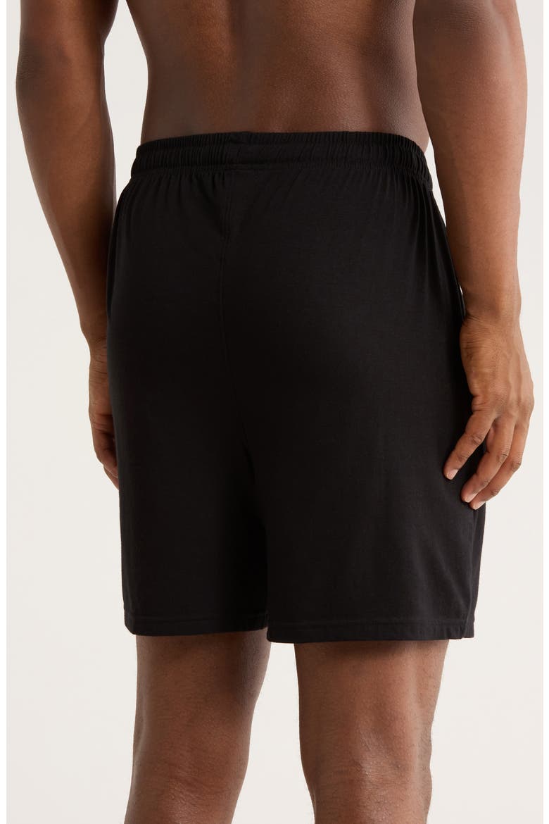 Ultimate Comfort Pajama Shorts, Alternate, color, BLACK