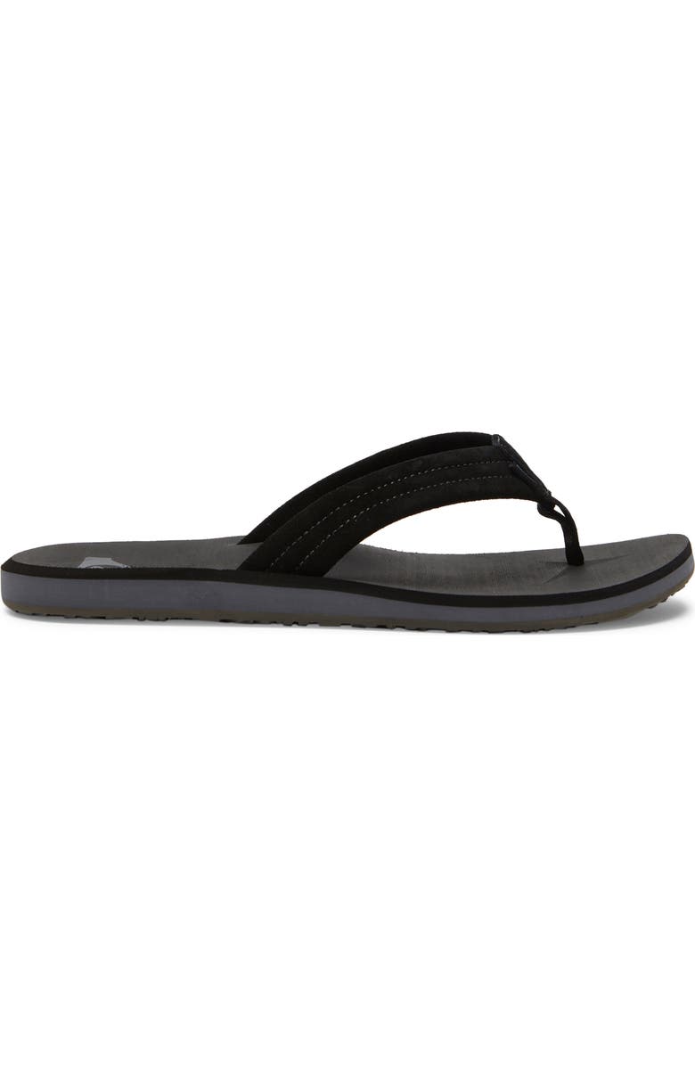 Quiksilver Carver Core Suede Sandal, Alternate, color,