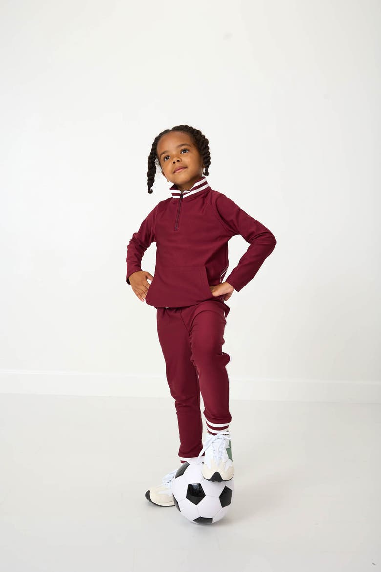 Girls Retro Jogger, Alternate, color, Maroon