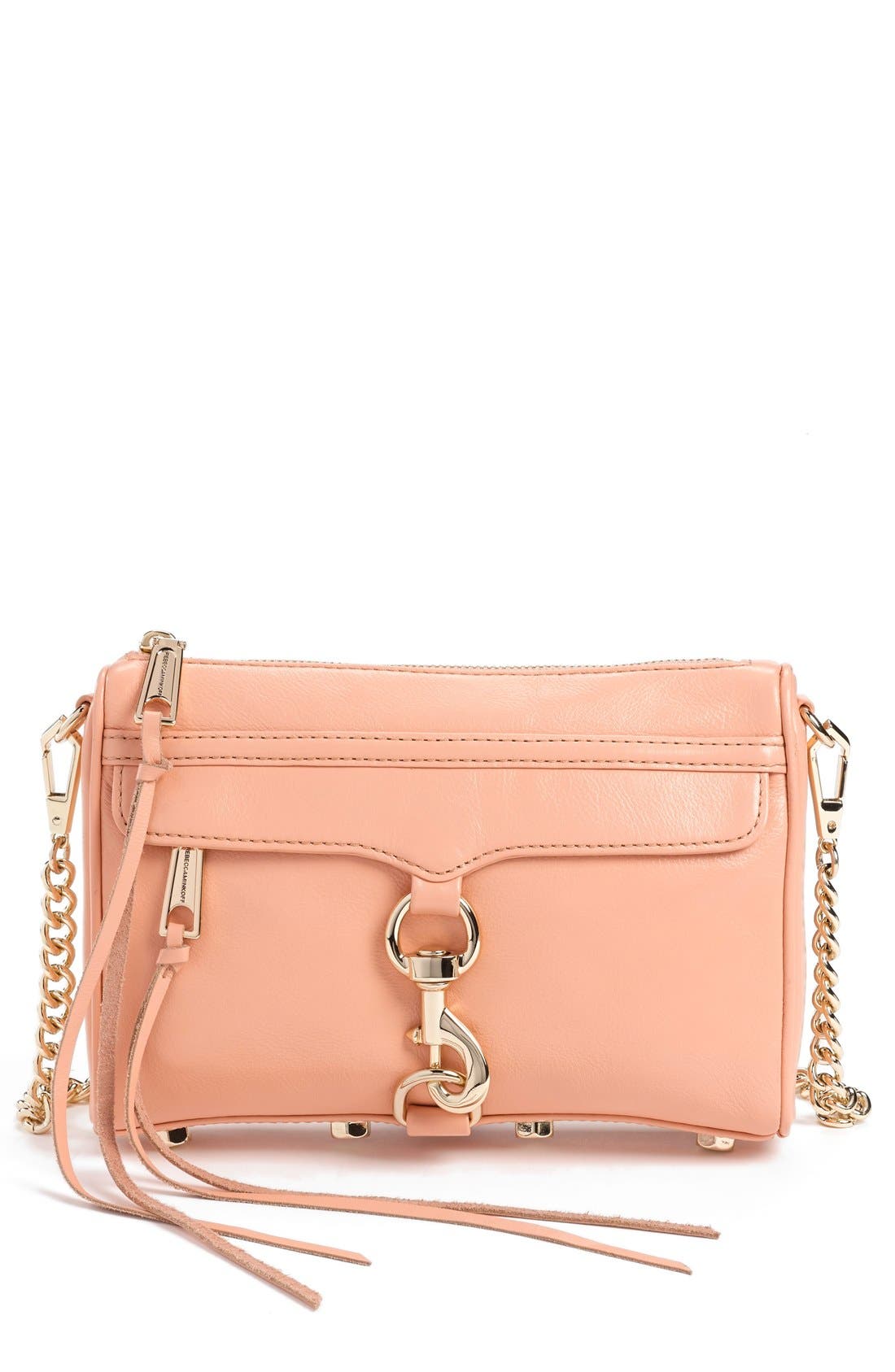 Mini MAC Convertible Crossbody Bag, Main, color, APRICOT