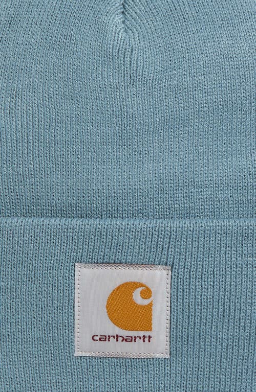 Carhartt Work In Progress Short Watch Beanie In Blue