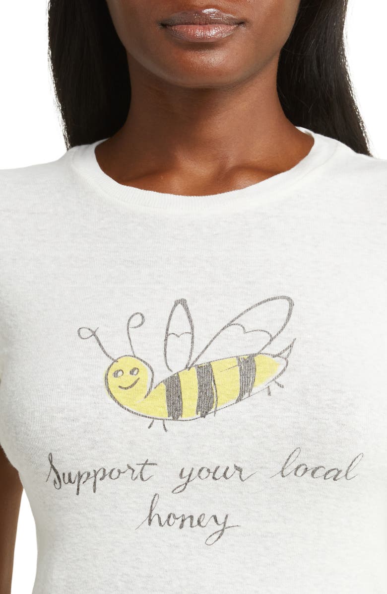 Re/Done '90s Local Honey Cotton Graphic T-Shirt, Alternate, color,