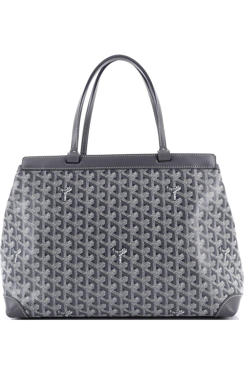 Pre-Owned Goyard Bellechasse Bag Coated Canvas PM, Alternate, color, Gray