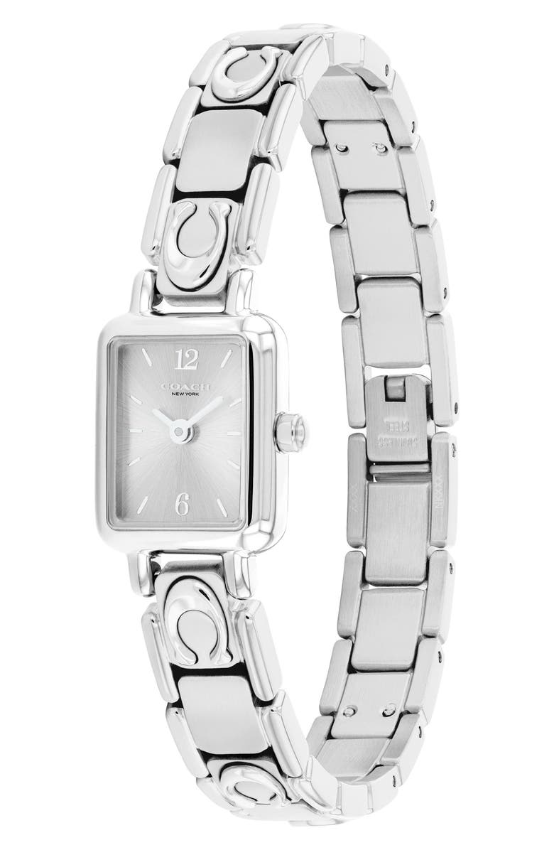 COACH Mara Tank Bracelet Watch, 15.5mm x 19mm, Alternate, color, 