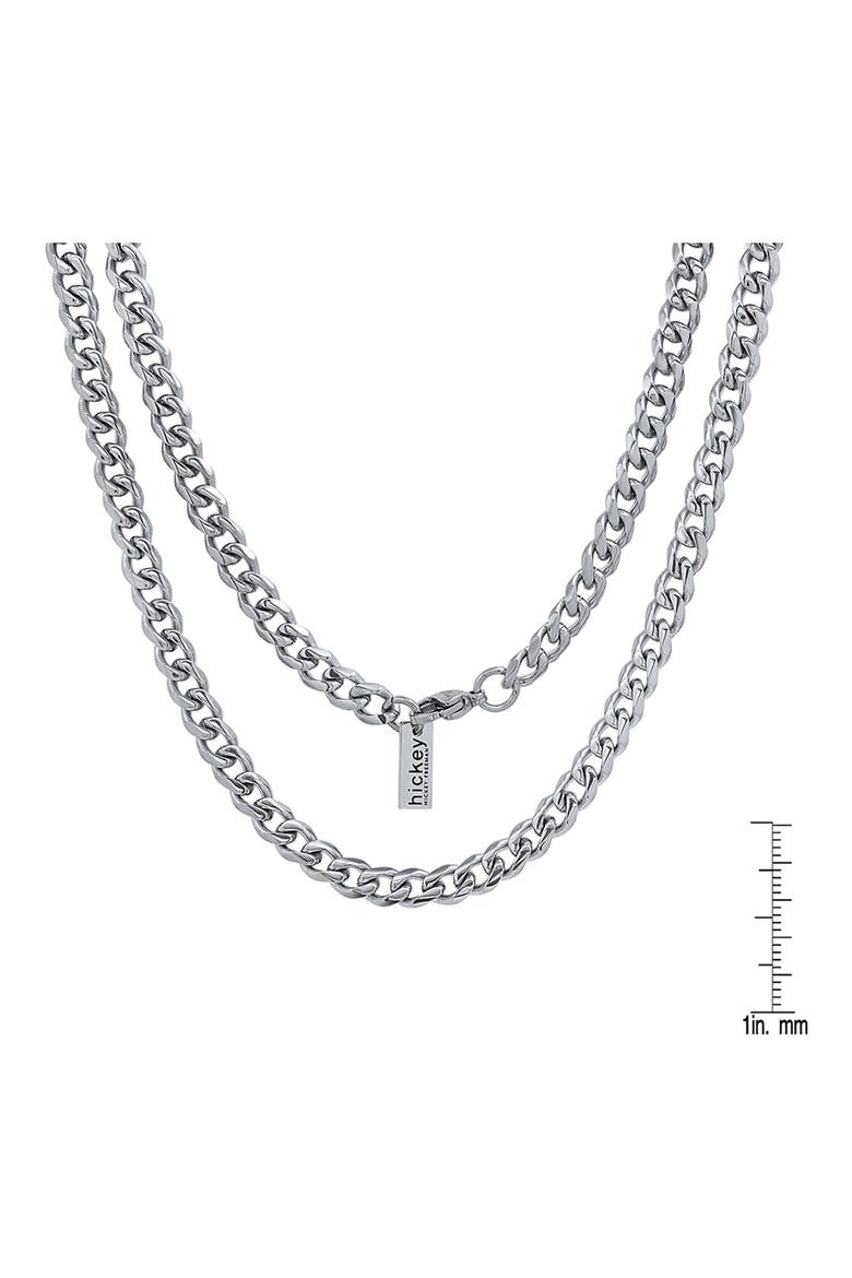 Men's Chain Necklace, Alternate, color, STEEL