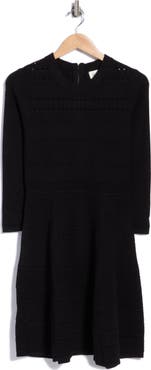 Eliza J Ottoman Long Sleeve Dress