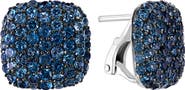 EFFY Sterling Silver Pavé London Blue Topaz Stud Earrings