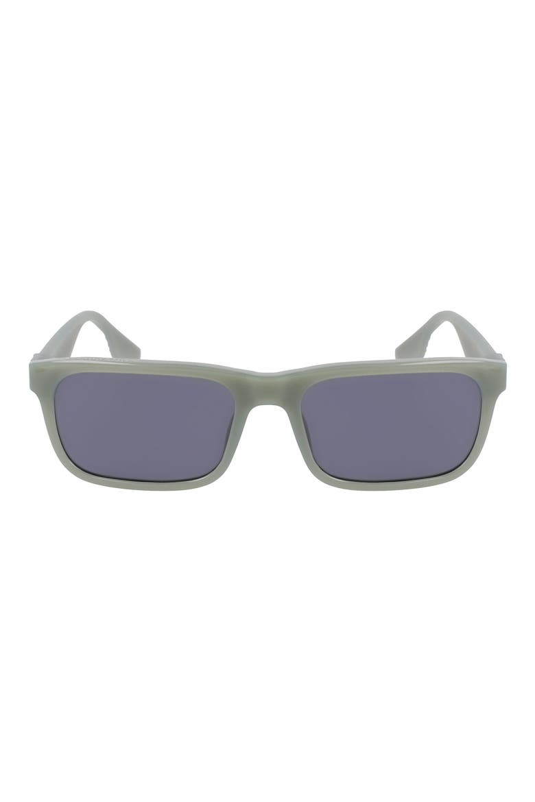 Restore 54mm Rectangular Sunglasses, Main, color, MILKY SUMMIT SAGE