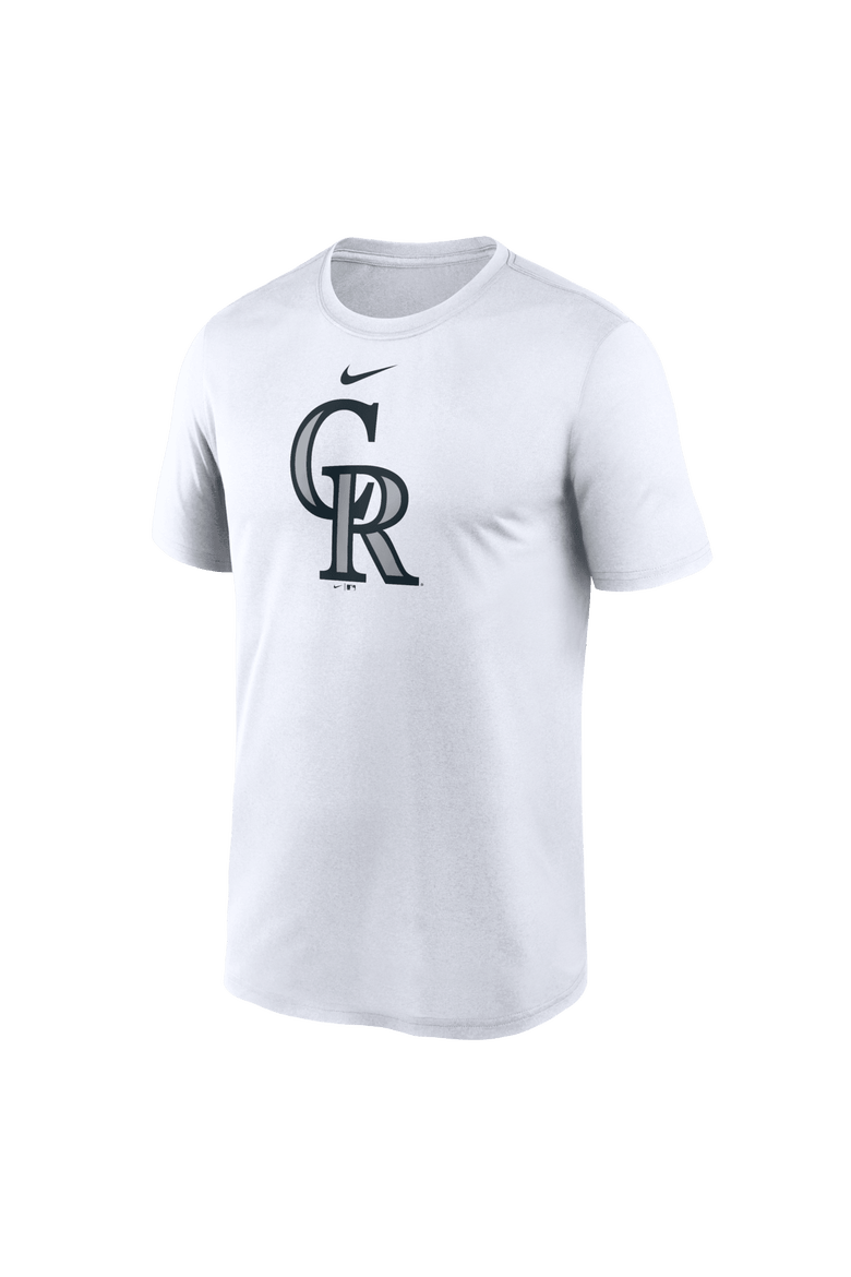 Men's Nike White Colorado Rockies New Legend Dri-FIT T-Shirt, Alternate, color, White