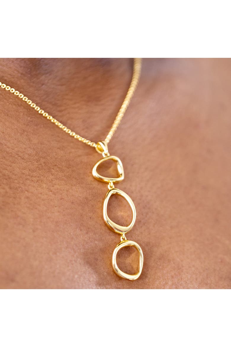 Volcan Necklace, Alternate, color, Gold Vermeil