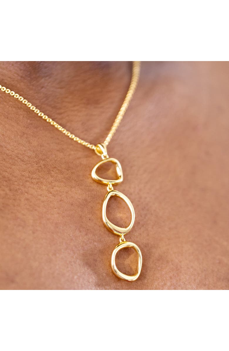 Lucy Quartermaine Volcan Necklace, Alternate, color, Gold Vermeil