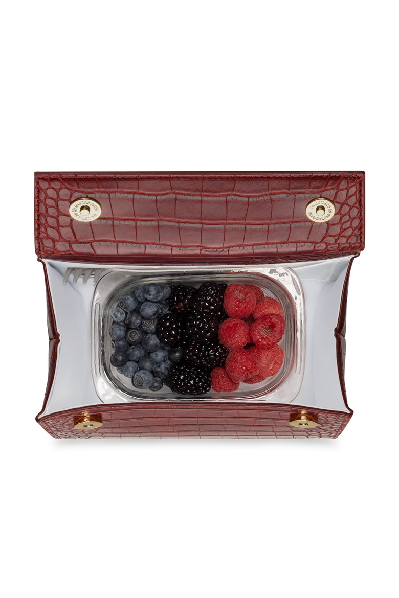 THE MINI LUNCHER, Alternate, color, Red Croc