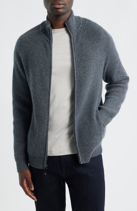 Luxe Cashmere Zip Cardigan