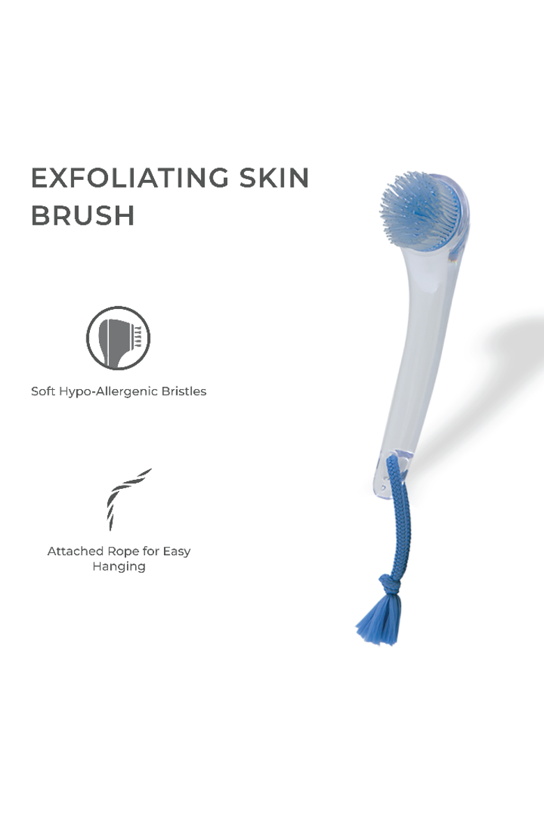 Exfoliating Silicone Facial Brush, Alternate, color, Blue Acrylic