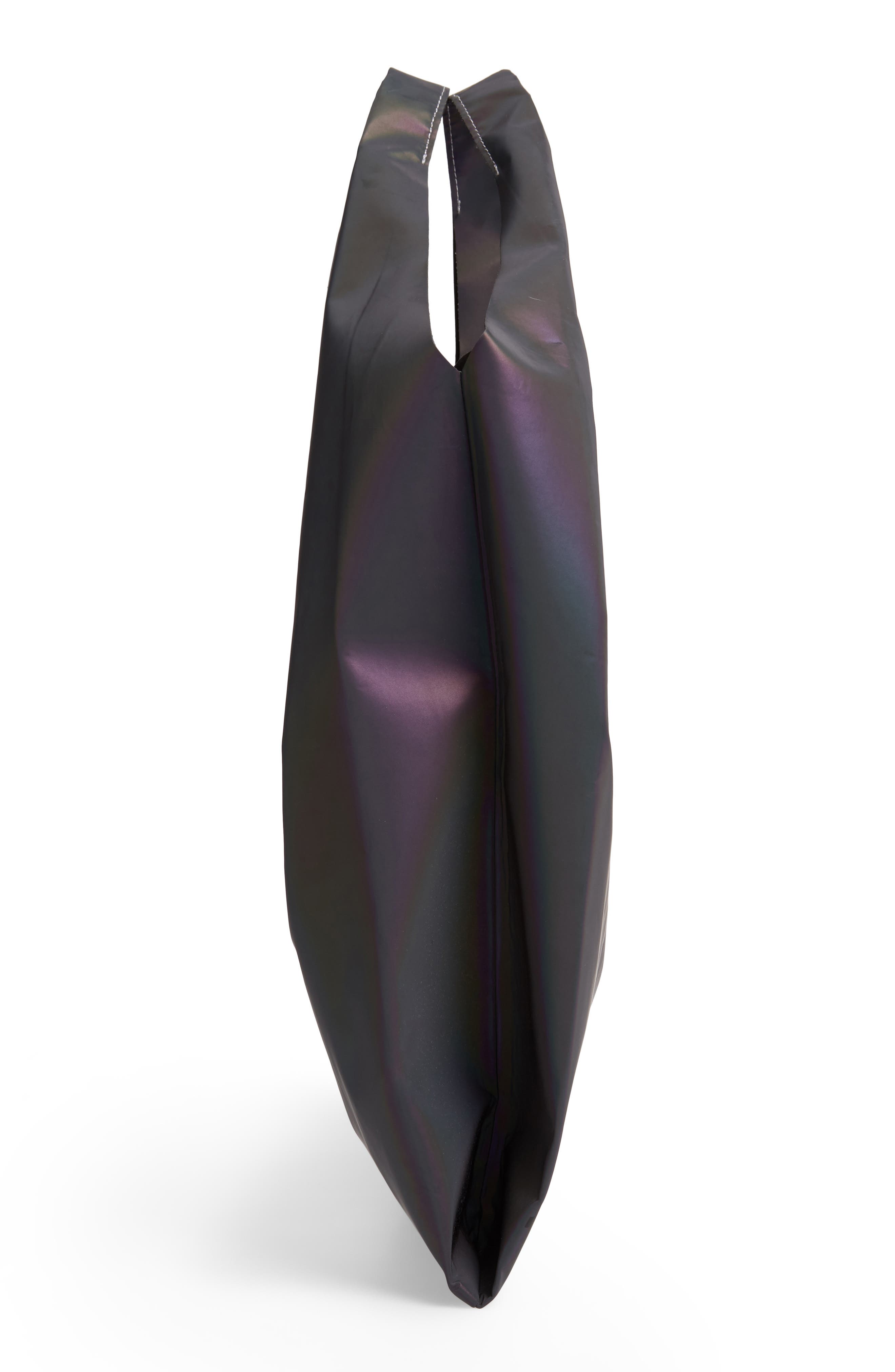 Maison Margiela Reflective Logo Tote, Alternate, color, 