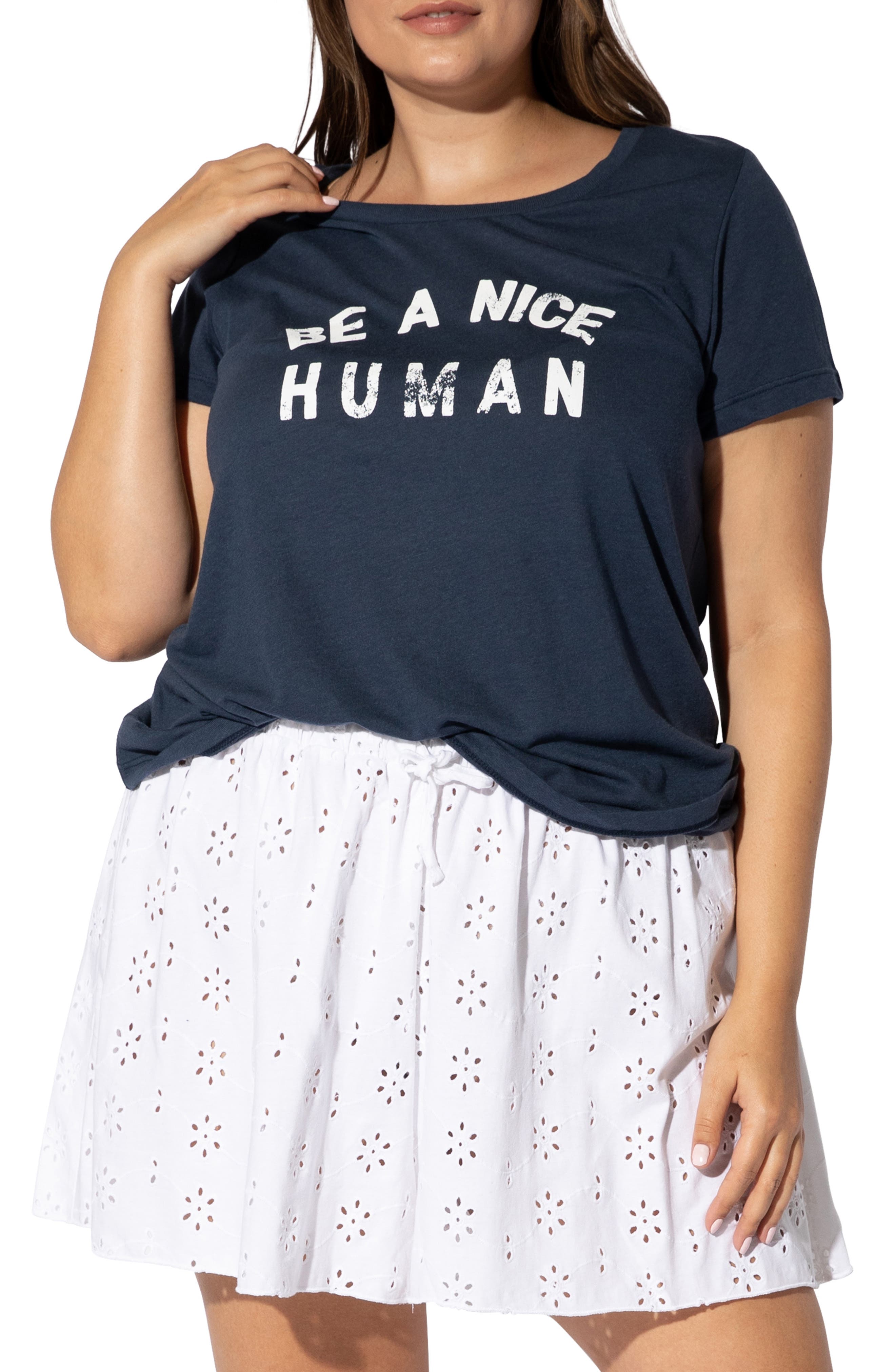 Sub_Urban Riot Be a Nice Human Tee (Women) | Nordstrom